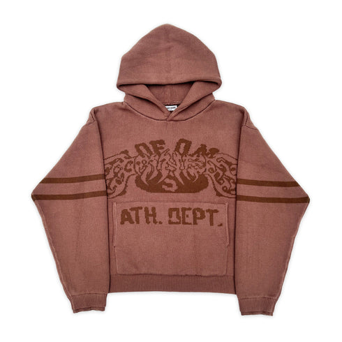 dropout knit hoodie